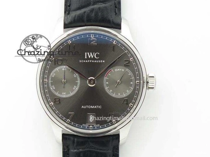 MIROTIME 0513 GoAnywhere Portuguese IW5444 RG White Dial RG Numbers On Brown Leather Strap A 7253